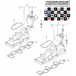 Original Fuel Rail Pressure Sensor Drucksensor For Audi A4 A5 A6 C6 Q7  Phaeton Touareg 3.0