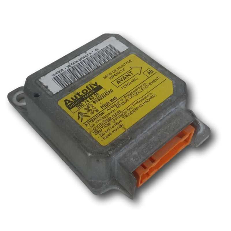 Ecu airbag module citroen berlingo peugeot partner 9633504280 autoliv