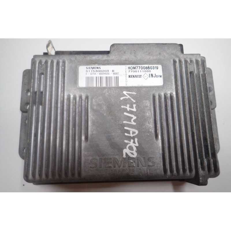 KIT COMPLET DEMARRAGE CALCULATEUR MOTEUR  RENAULT S105300203B immo OFF 