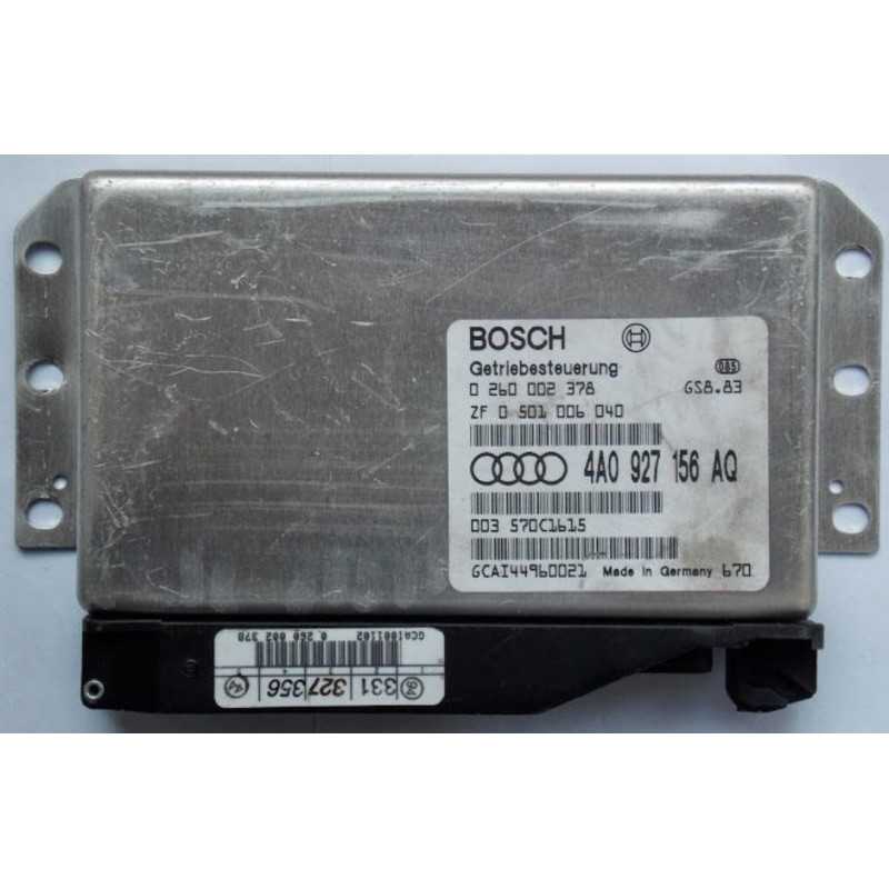 Calculateur électronique pour boite automatique 4 rapports pour Audi A6 ref 4A0927156AQ / Ref Bosch 0260002378 Calculateur électronique pour boite automatique 4 rapports pour Audi A6 ref 4A0927156AQ / Ref Bosch 0260002378